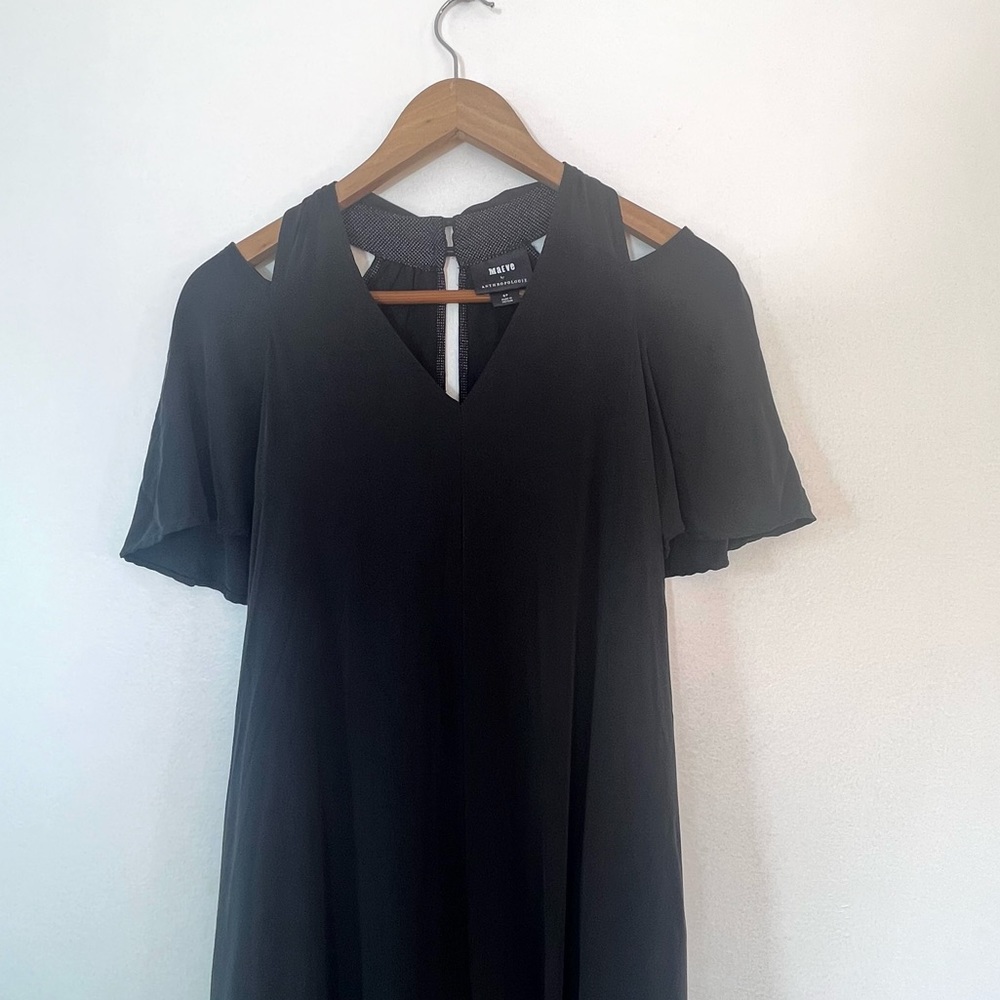 Anthropologie Maeve Georgina Streamlined Silhouette Pockets Midi Dress Sz S - Picture 4 of 15